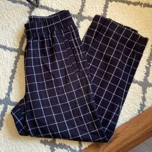 Madewell Huston Pull-On Tapered Pants in Plaid